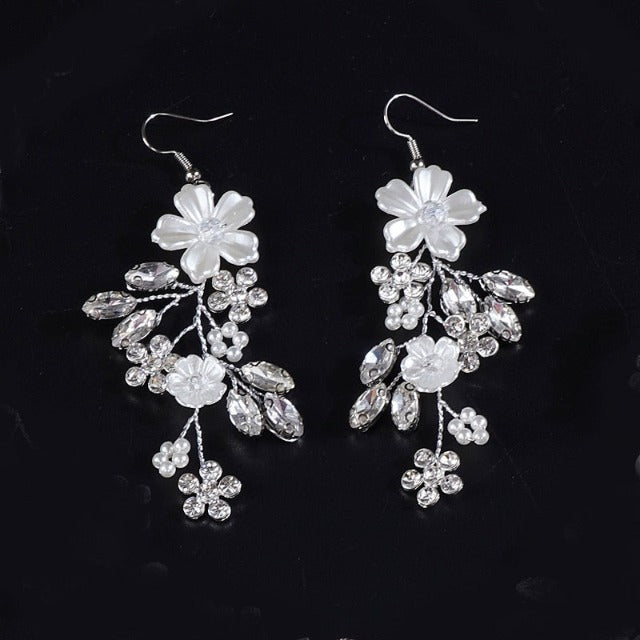 Aretes de Boda de Plata