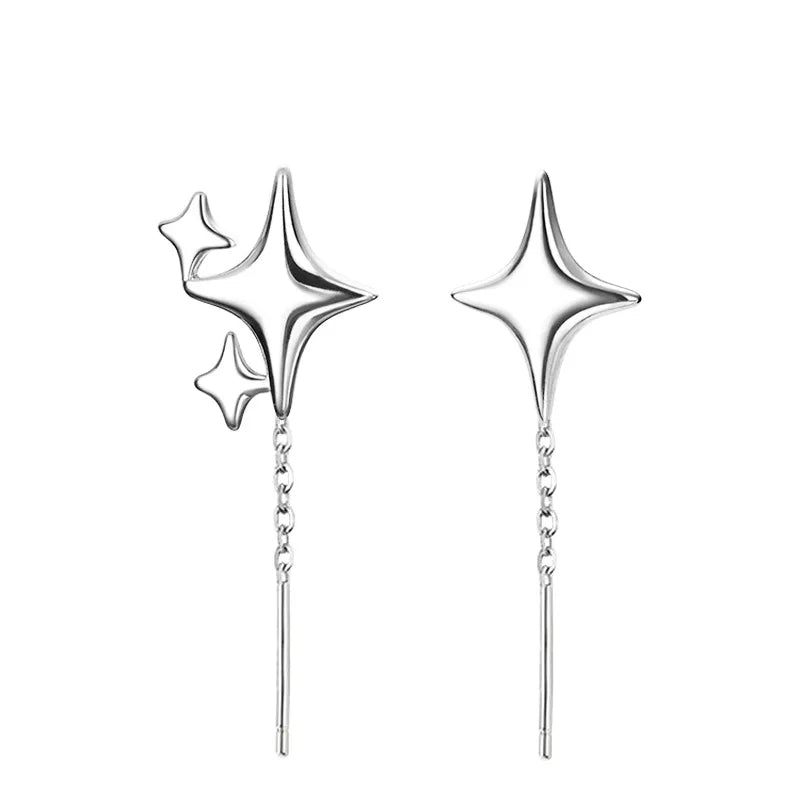 Aretes Colgantes Diferentes de Encanto Estrellas