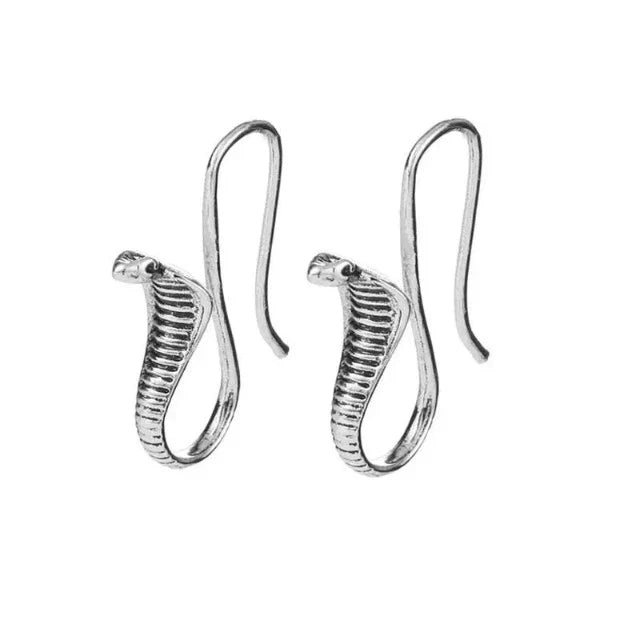 Aretes Egipto Cobra plata