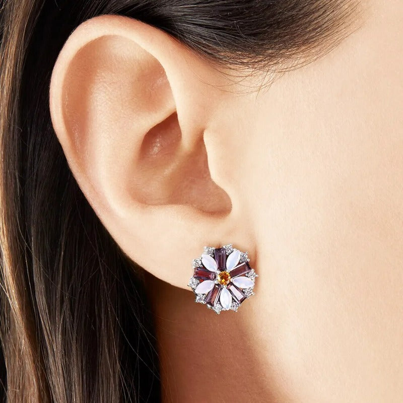Aretes Elegancia Floral - Exception®