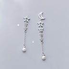 Aretes Estrella de plata