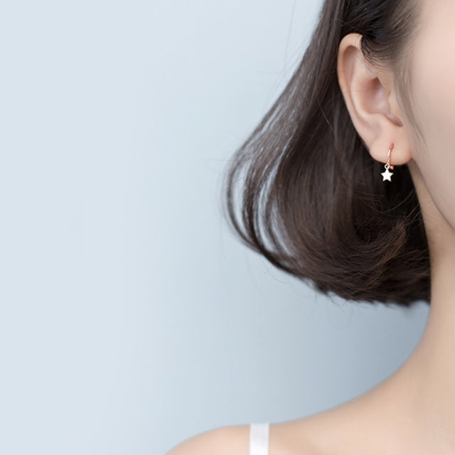 Aretes Estrella de Plata