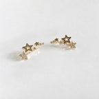 Aretes Estrella Piercing oro