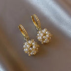 Aretes para Mujer con Perlas y Estrás