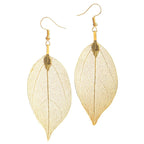 Aretes Hoja Bohemia de oro