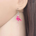 Aretes de Flamencos Rosados 