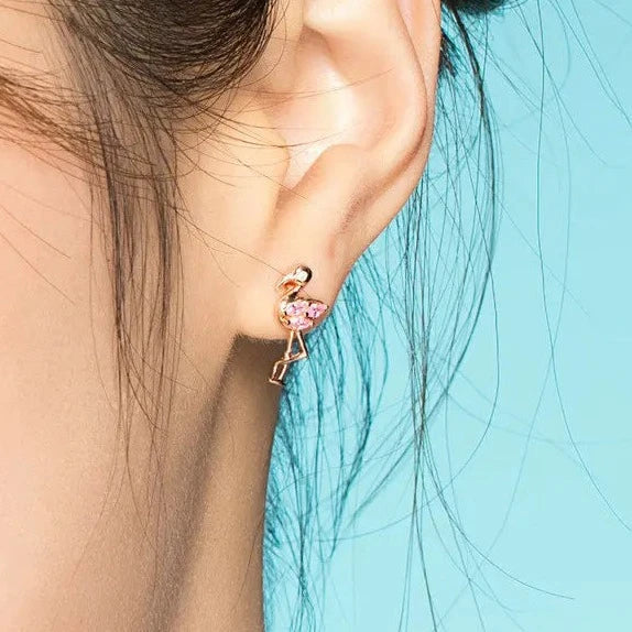 Aretes de Flamencos con Piedras