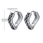Aretes Geométricos Vikingos para Hombre3
