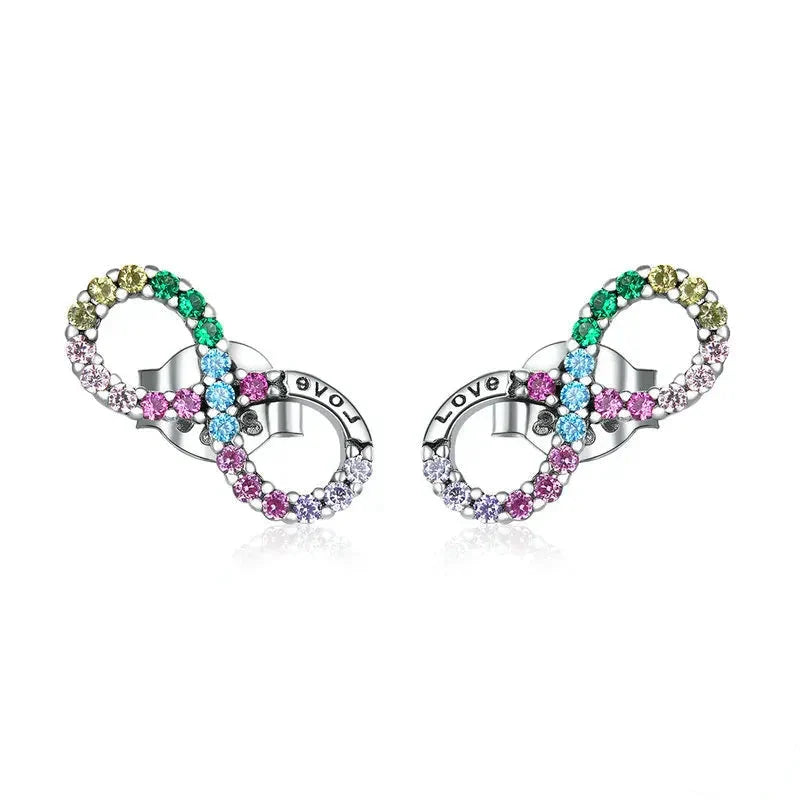 Aretes Infinito Multicolor