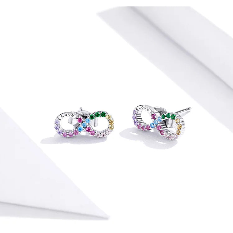 Aretes Infinito Multicolor
