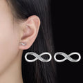 Aretes Infinito Zirconia
