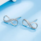 Aretes Infinito Zirconia