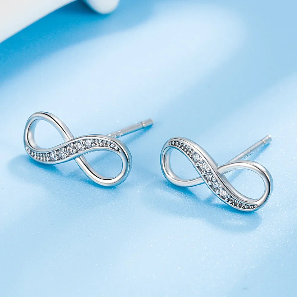 Aretes Infinito Zirconia