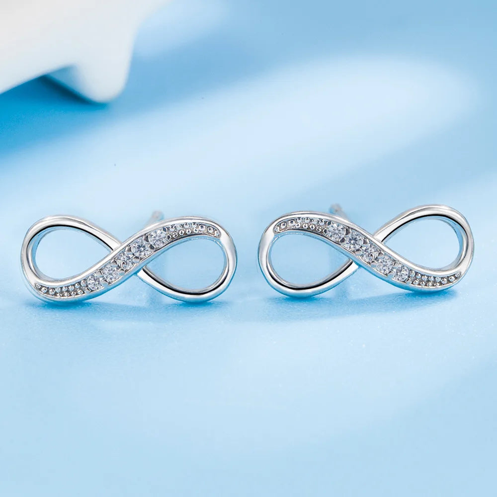 Aretes Infinito Zirconia