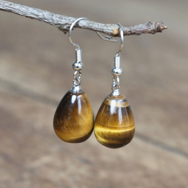 Aretes de Ojo de Tigre