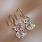 Aretes de Oso Translúcido