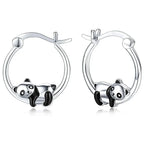 Aretes Panda Acostado