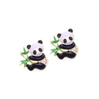Aretes Panda Bambú