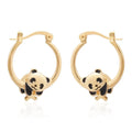 Aretes Panda de Oro