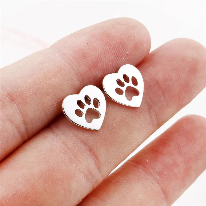 Aretes Patas plata