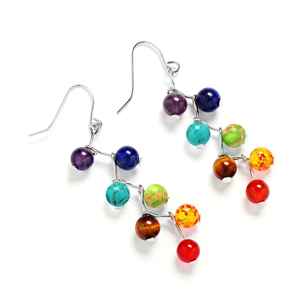 Pendientes Colgantes 7 Chakras 1
