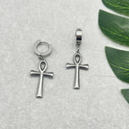 Aretes Colgantes Cruz de Ankh 1