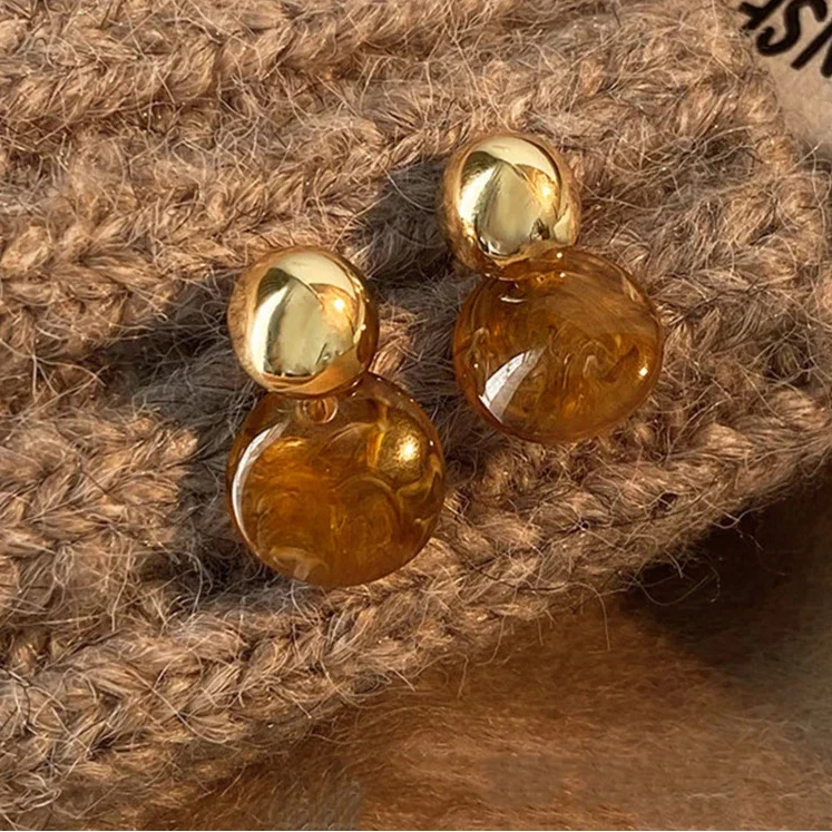Aretes Colgantes de Protección con Ojo de Tigre
