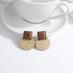 Pendientes Colgantes de Estilo Bohemio Efecto Natural