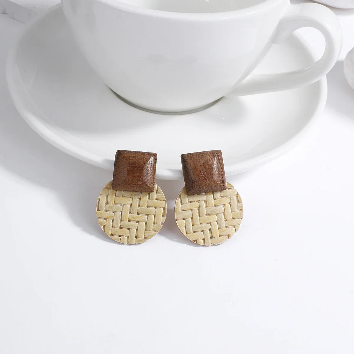 Pendientes Colgantes de Estilo Bohemio Efecto Natural