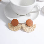 Pendientes Colgantes de Estilo Bohemio Efecto Natural