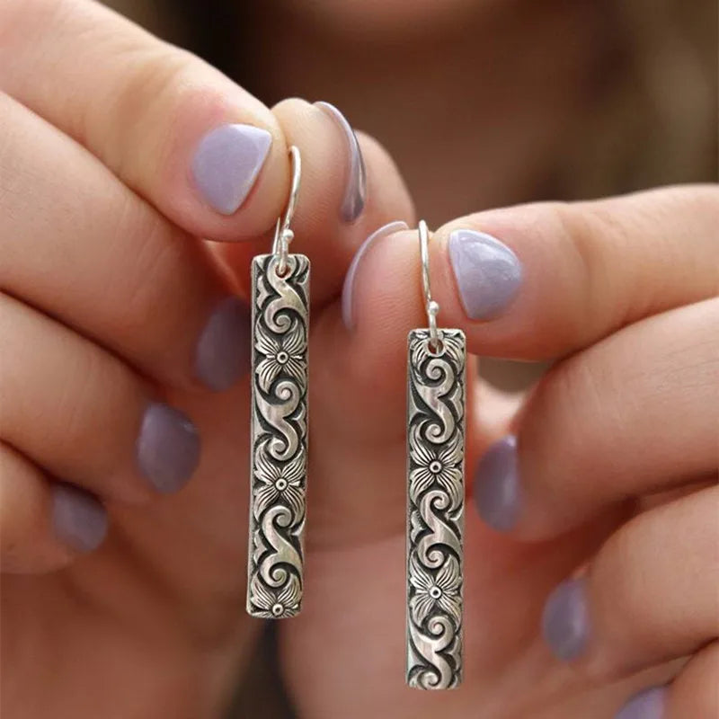 Aretes Colgantes Étnicos de Estilo Vintage