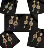 Aretes Colgantes Étnicos Orientales