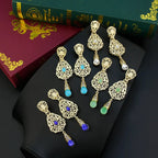 Aretes Colgantes Étnicos Orientales