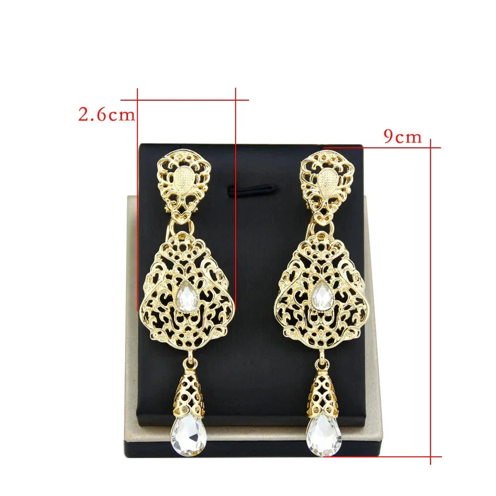 Aretes Colgantes Étnicos Orientales