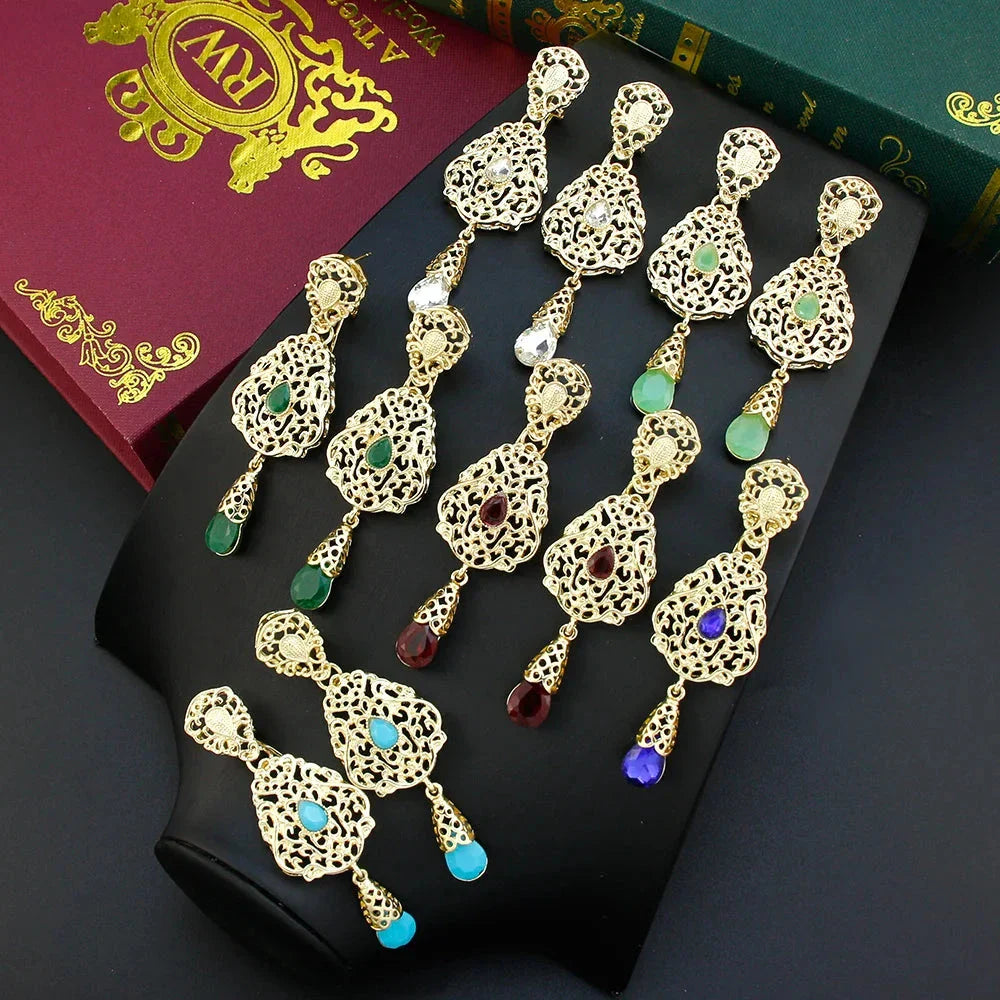 Aretes Colgantes Étnicos Orientales