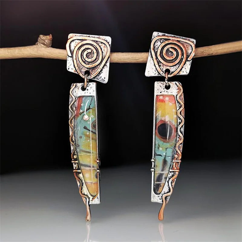 Pendientes Colgantes Étnicos Tribales