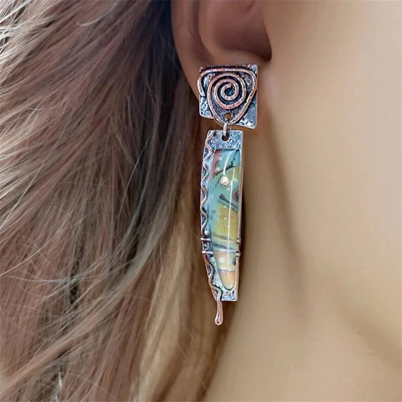 Pendientes Colgantes Étnicos Tribales