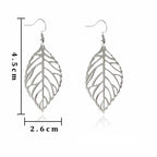 Aretes Colgantes Hojas de Laurel
