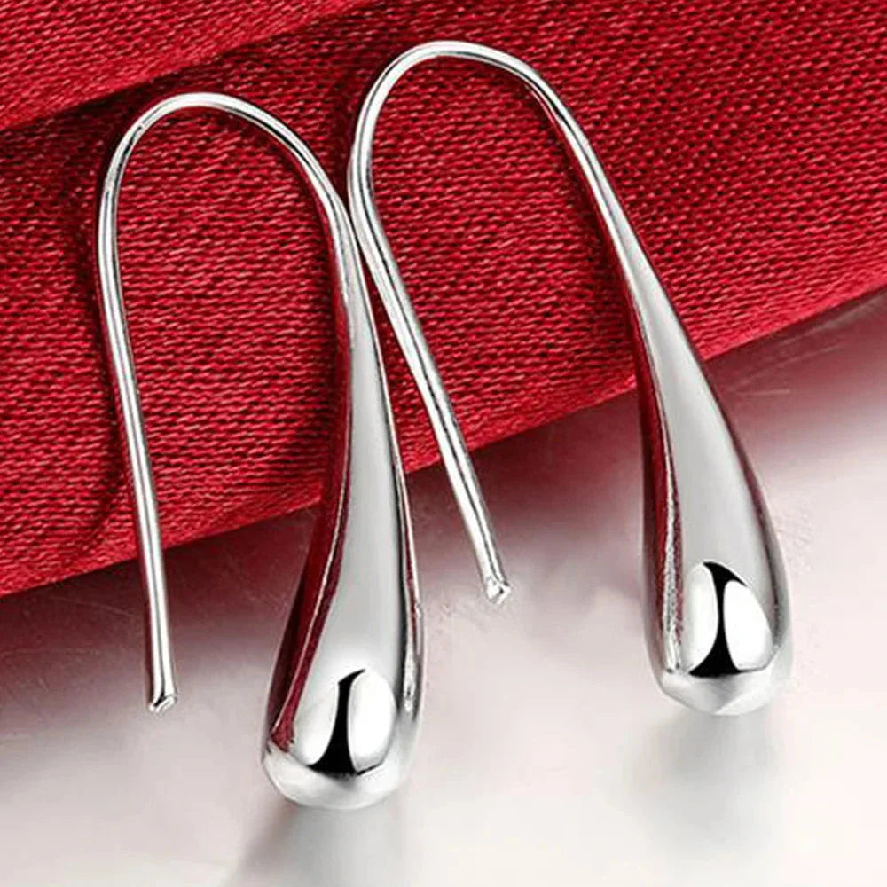 Pendientes Colgantes en Forma de Gota de Agua