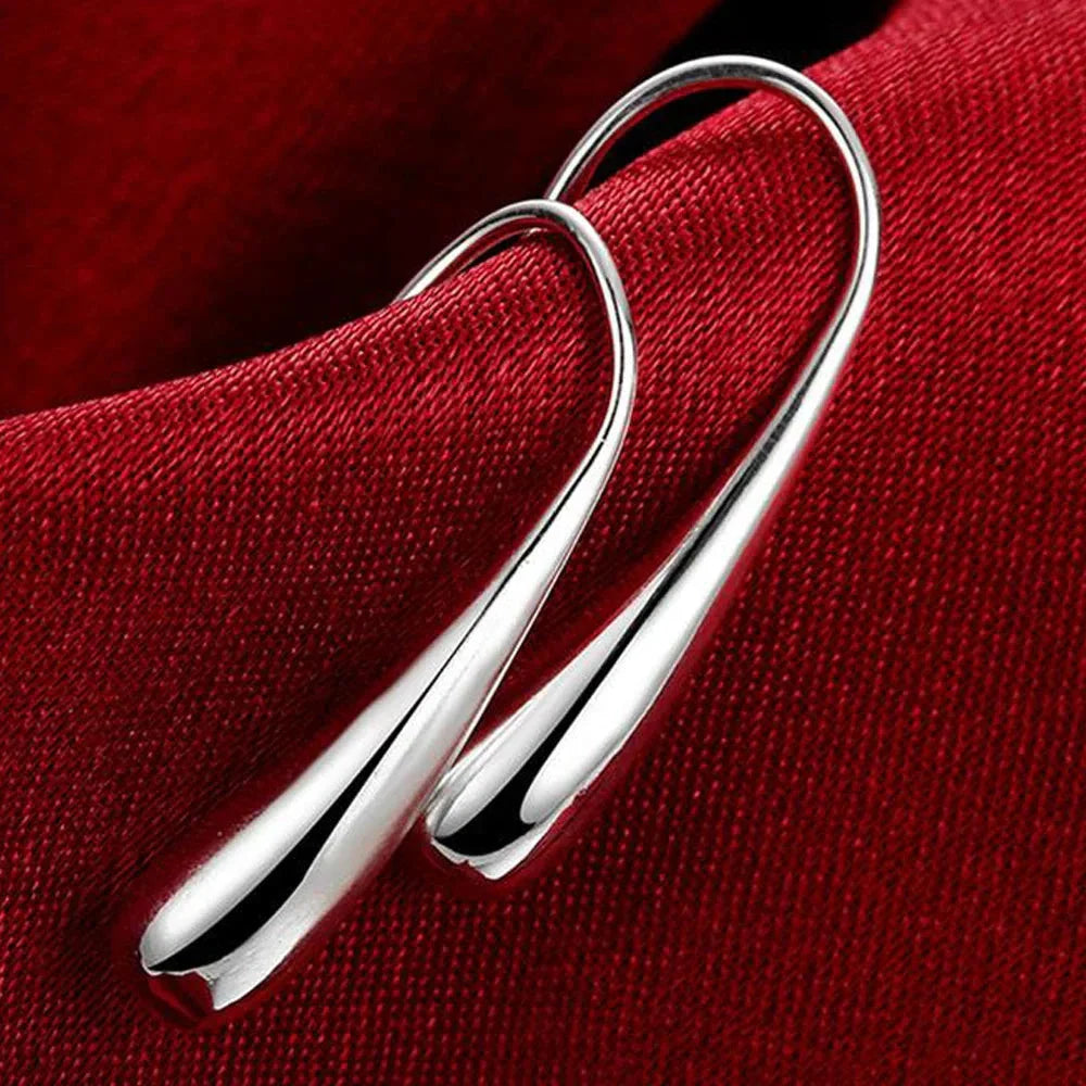 Pendientes Colgantes en Forma de Gota de Agua
