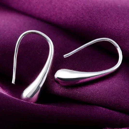 Pendientes Colgantes en Forma de Gota de Agua