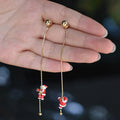 Aretes Colgantes Papá Noel