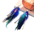 Pendientes Colgantes Pluma 1