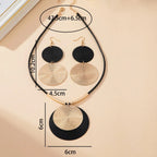 Pendientes Colgantes Redondos Estilo Bohemio Chic