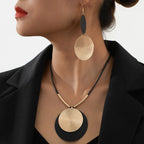 Pendientes Colgantes Redondos Estilo Bohemio Chic