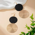 Pendientes Colgantes Redondos Estilo Bohemio Chic