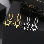 Pendientes Colgantes Sol Astro