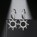 Aretes Sol Astro Oro O Plata plata