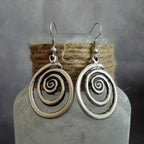 Pendientes Colgantes Espiral para Mujer 