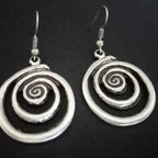 Pendientes Colgantes Espiral para Mujer 